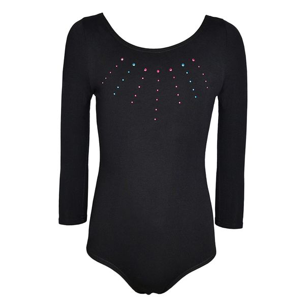 kids girl teens long sleeve gymnastic leotard ballet black bodysuit stretchy costume sportswear, Blue
kids girl teens long sleeve gymnastic leotard ballet black bodysuit stretchy costume sportswear, Blue