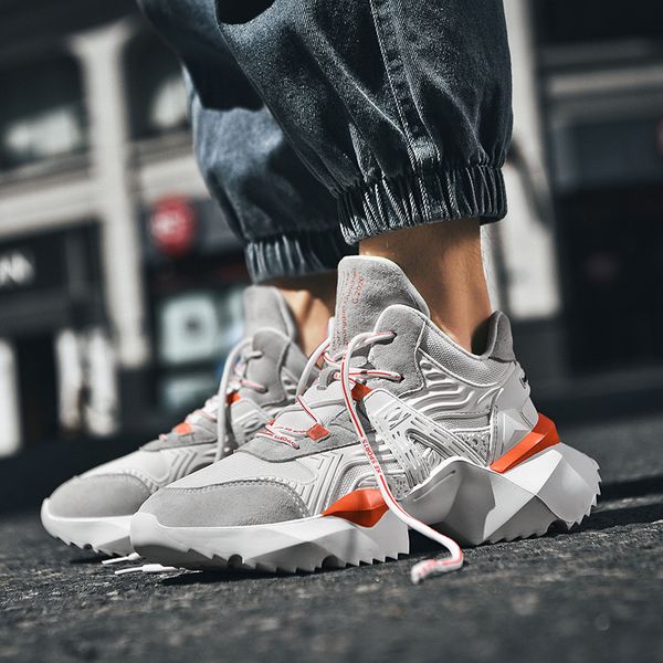 new men sneakers thick sole breathable leather running shoes for men platform chunky shoes outdoors walking shoe zapatillas
new men sneakers thick sole breathable leather running shoes for men platform chunky shoes outdoors walking shoe zapatillas