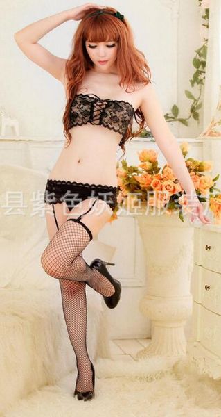 fine new ladies' pajamas lingerie reality temptation lace transparent perspective set 3set/lot, Black;white
fine new ladies' pajamas lingerie reality temptation lace transparent perspective set 3set/lot, Black;white