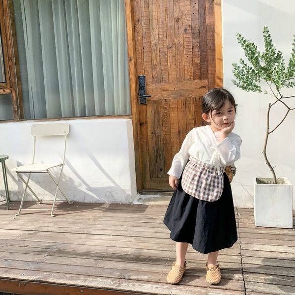 dojhonkids hanfu kimono 3pcs/set +shirt+bib kids boy girls clothing set casual 2020 children clothes fashion high quality, White
dojhonkids hanfu kimono 3pcs/set +shirt+bib kids boy girls clothing set casual 2020 children clothes fashion high quality, White