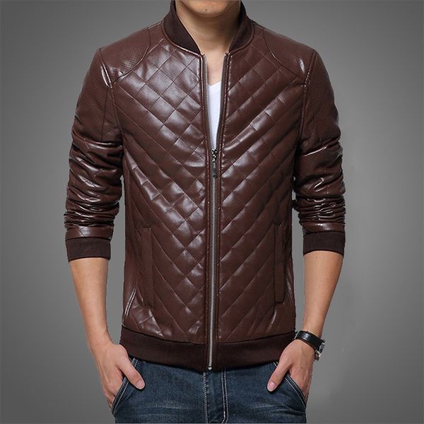 mens leather jacket slim spring leather jackets stand collar casual male motorcycle jacket windbreaker coats, Black
mens leather jacket slim spring leather jackets stand collar casual male motorcycle jacket windbreaker coats, Black