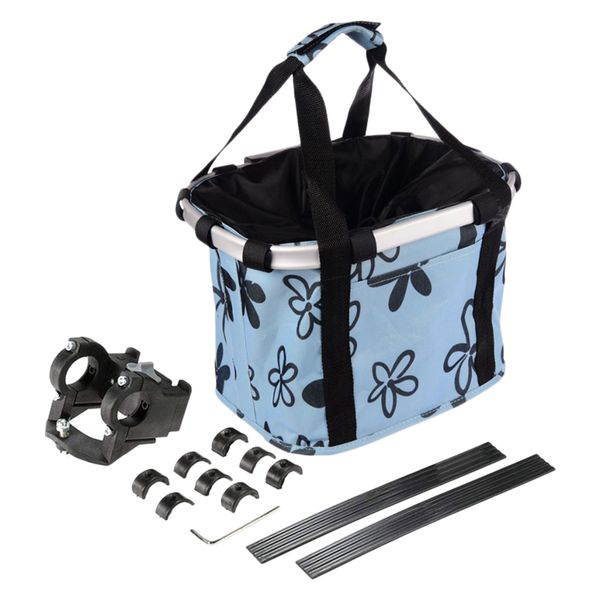 bike basket, small pet cat dog carrier bicycle handlebar front basket - folding
bike basket, small pet cat dog carrier bicycle handlebar front basket - folding
