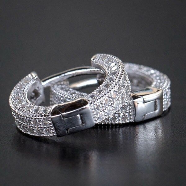 classic design small round loop silver/gold color cz fine wedding hoop earrings for women
classic design small round loop silver/gold color cz fine wedding hoop earrings for women