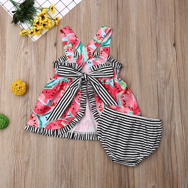 0-24m cute newborn baby girl watermelon clothes sleeveless backless mini dress striped shorts bloomers 2pcs summer set, White
0-24m cute newborn baby girl watermelon clothes sleeveless backless mini dress striped shorts bloomers 2pcs summer set, White