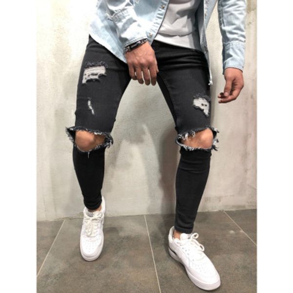 new fashion denim hip hop ripped destroyed hole jeans biker stitching bottom side zipper jeans for men black blue color
new fashion denim hip hop ripped destroyed hole jeans biker stitching bottom side zipper jeans for men black blue color