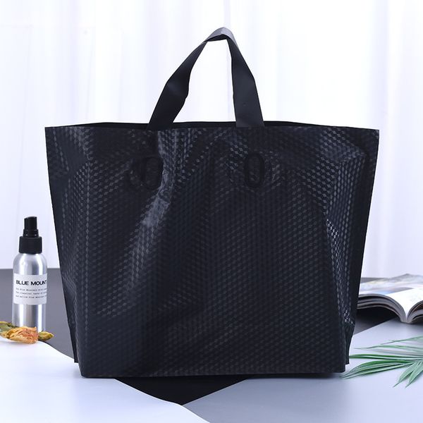 black plastic package bag with handle wholesale clothing shopping bag wedding party favor gift bags
black plastic package bag with handle wholesale clothing shopping bag wedding party favor gift bags