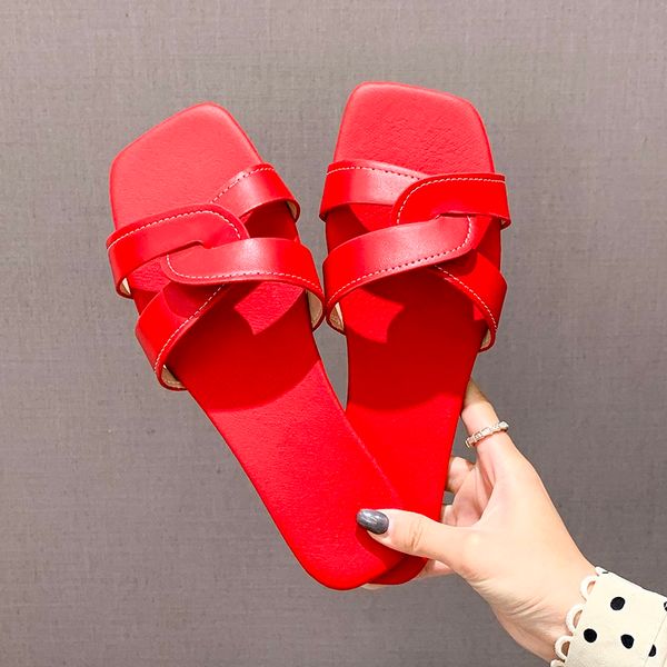 rimocy summer slippers for women soft pu leather flat heels outdoor slides shoes woman fashion solid color slip on sandals 2020, Black
rimocy summer slippers for women soft pu leather flat heels outdoor slides shoes woman fashion solid color slip on sandals 2020, Black