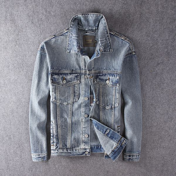 fashion streetwear men jackets embroidery designer ripped denim coats retro washed hip hop jackets men bomber hombre, Black;brown
fashion streetwear men jackets embroidery designer ripped denim coats retro washed hip hop jackets men bomber hombre, Black;brown