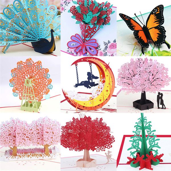 Newly Fashion 3D Pop Up Greeting Card Wedding Birthday Valentine's Day Anniversary Christmas Creative Funny 3D Greeting Card
Newly Fashion 3D Pop Up Greeting Card Wedding Birthday Valentine's Day Anniversary Christmas Creative Funny 3D Greeting Card