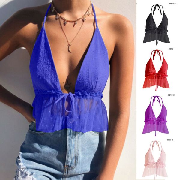 womens lace see through star mesh crop tank halter neck sheer fashion v-neck camisole, White
womens lace see through star mesh crop tank halter neck sheer fashion v-neck camisole, White