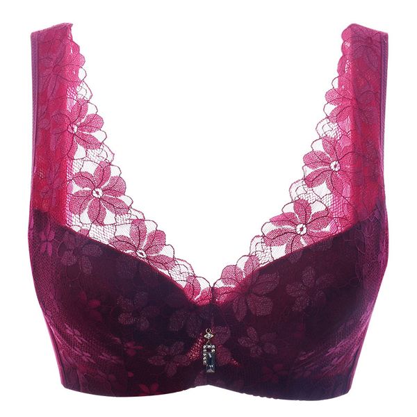 bra bh bralette lingerie plus big size bras for women push up lace underwear brassiere intimates underwire minimizer bcd bh, Red;black
bra bh bralette lingerie plus big size bras for women push up lace underwear brassiere intimates underwire minimizer bcd bh, Red;black