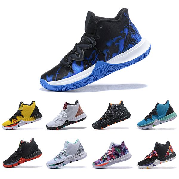 New Arrival Irving Limited 5 Men Basketball Shoes 5s Black Magic for Kyrie Chaussures de basket ball Mens Trainers Designer Sneakers US 7-12
