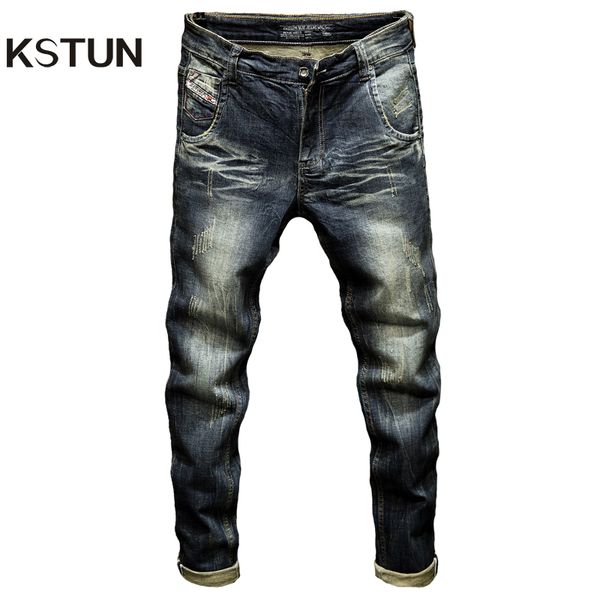 men's jeans mens dark blue pants denim slim fit elastic casual punk men high street vintage scratched fashion pockets designer
men's jeans mens dark blue pants denim slim fit elastic casual punk men high street vintage scratched fashion pockets designer