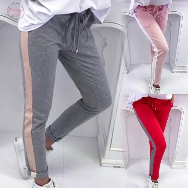 waist drawstring side striped trim palazzo sweatpants women casual exercise long pants female plus size pencil pants, Black;white
waist drawstring side striped trim palazzo sweatpants women casual exercise long pants female plus size pencil pants, Black;white