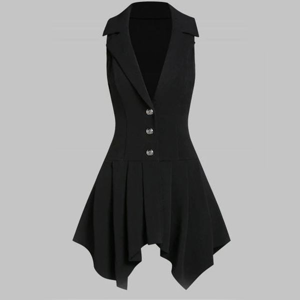 elegant women vest office work 2019 new casual slim asymmetric sleeveless solid button lady suit vest coat kamizelka damska, Black;white
elegant women vest office work 2019 new casual slim asymmetric sleeveless solid button lady suit vest coat kamizelka damska, Black;white