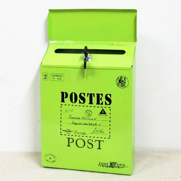 wall mount with lock postal colorful letter box home decor vintage ornaments yard mailbox durable paint newspaper iron
wall mount with lock postal colorful letter box home decor vintage ornaments yard mailbox durable paint newspaper iron
