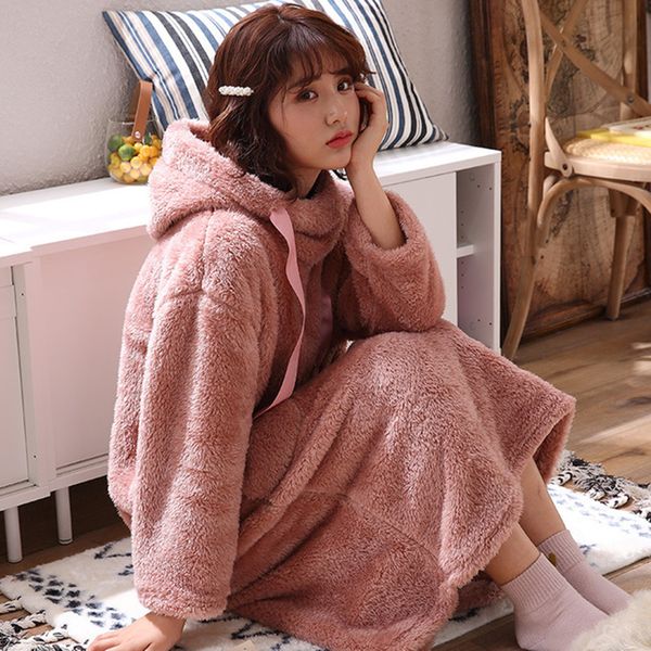 winter warm bathrobes women robes velvet homewear nightdress hooded sleepwear suits autumn warm flannel soft sleepwear robe 2019, Blue;gray
winter warm bathrobes women robes velvet homewear nightdress hooded sleepwear suits autumn warm flannel soft sleepwear robe 2019, Blue;gray