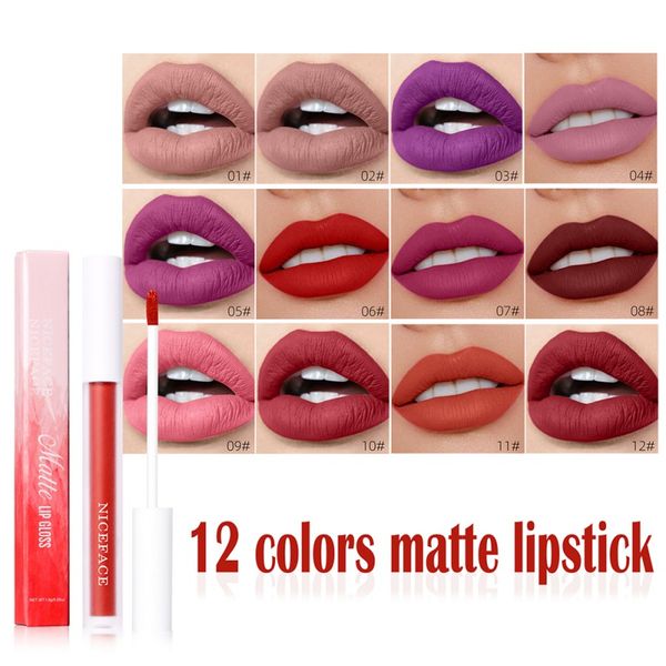 12 colors beauty makeup matte velvet lipsticks lip tint lip gloss makeup red lipstick lips gloss
12 colors beauty makeup matte velvet lipsticks lip tint lip gloss makeup red lipstick lips gloss