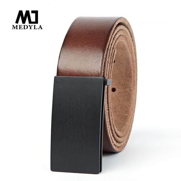 medyla retro men's belt natural cowhide brushed steel buckle belt for men's jeans casual pants without interlayer, Black;brown
medyla retro men's belt natural cowhide brushed steel buckle belt for men's jeans casual pants without interlayer, Black;brown