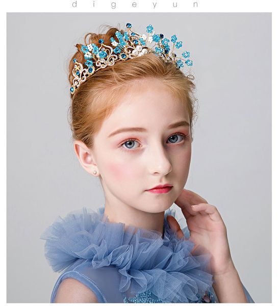 new sweet children flower pearl blue crystal crown girl princess hair band headdress flower child, White;red
new sweet children flower pearl blue crystal crown girl princess hair band headdress flower child, White;red