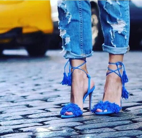 summer wild things sandals lace up tassel fringe sandals gladiator sandalia party wedding shoes woman red green blue heels, Black
summer wild things sandals lace up tassel fringe sandals gladiator sandalia party wedding shoes woman red green blue heels, Black