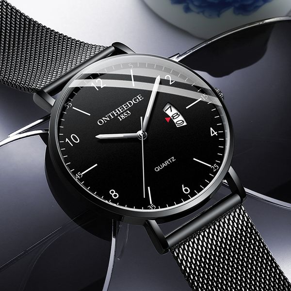 mens wristwatches quartz stainless steel waterproof man watches business casual male clocks ontheedge brand watch, Slivery;brown
mens wristwatches quartz stainless steel waterproof man watches business casual male clocks ontheedge brand watch, Slivery;brown