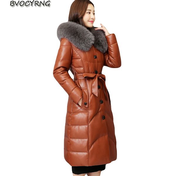 winter new fox fur down jacket women coat female high-grade parkas thick warm slim long overcoat big size women leather jackets, Black
winter new fox fur down jacket women coat female high-grade parkas thick warm slim long overcoat big size women leather jackets, Black