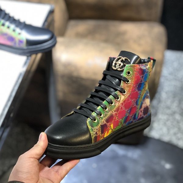 2020 d13 new fashion trend high casual men's shoes, comfortable luxury men's shoes original box packaging zapatos hombre, Black
2020 d13 new fashion trend high casual men's shoes, comfortable luxury men's shoes original box packaging zapatos hombre, Black