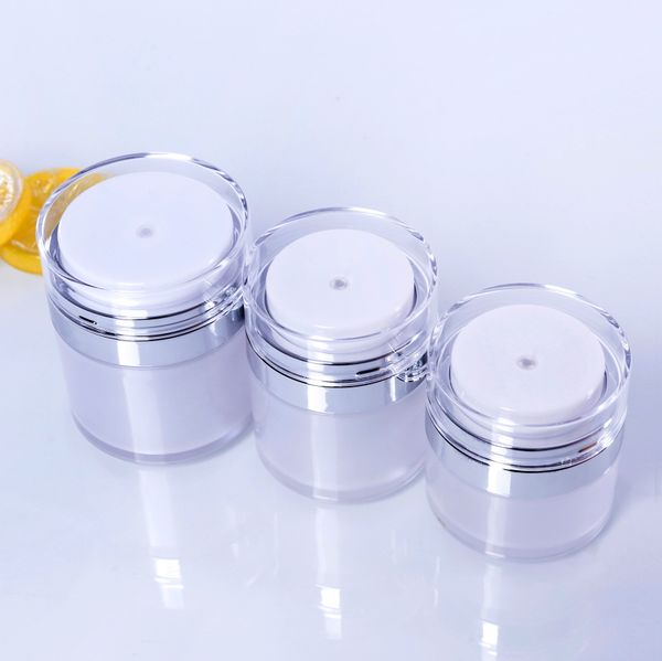 15 30 50 g ml pearl white acrylic airle jar round vacuum cream jar 0 5oz 1oz 1 7oz co metic packing pump bottle
15 30 50 g ml pearl white acrylic airle jar round vacuum cream jar 0 5oz 1oz 1 7oz co metic packing pump bottle