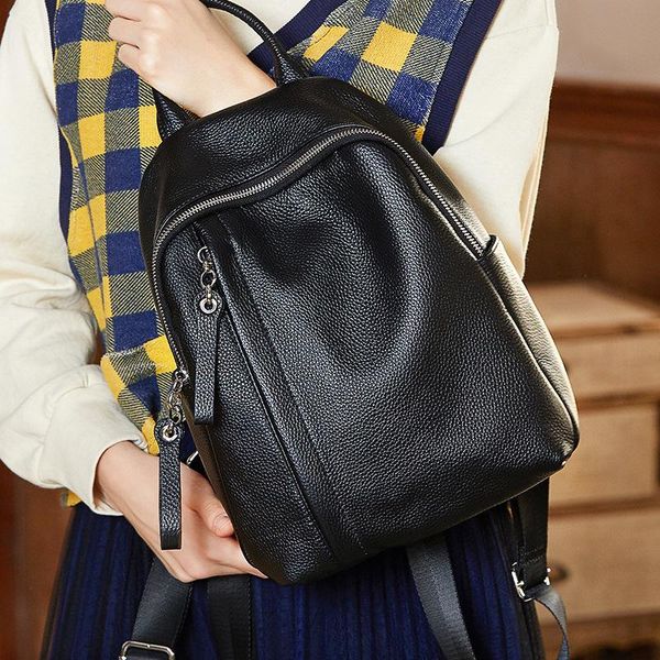 happy2019 shoulders both package woman genuine leather woman package joker head layer cowhide ma'am backpack travel 9071
happy2019 shoulders both package woman genuine leather woman package joker head layer cowhide ma'am backpack travel 9071