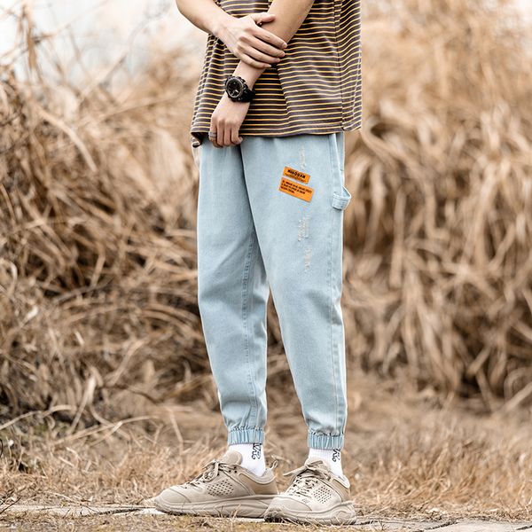 men's jeans japanese retro streetwear beam pants korean loose trendy homme autumn and winter wild tide brand straight men, Blue
men's jeans japanese retro streetwear beam pants korean loose trendy homme autumn and winter wild tide brand straight men, Blue