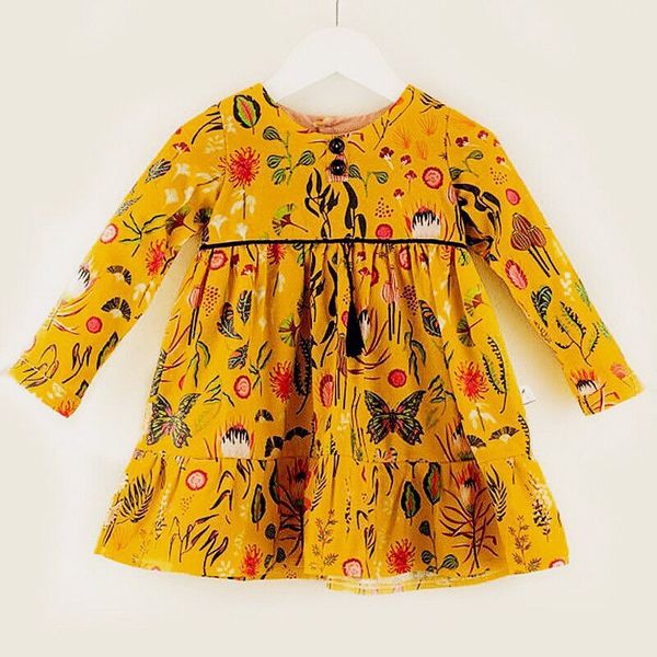 dress casual cotton girls dresses 2020 autumn kids girl flower butterfly long sleeve princess dress yellow children clothing, Red;yellow
dress casual cotton girls dresses 2020 autumn kids girl flower butterfly long sleeve princess dress yellow children clothing, Red;yellow