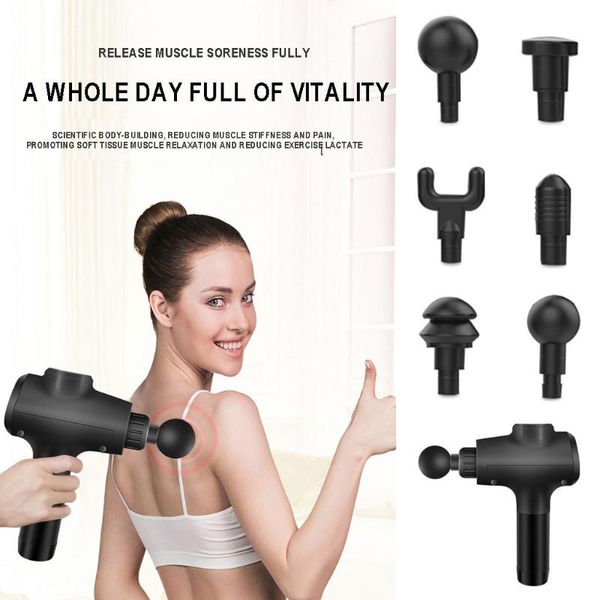 6 head/3 level speeds massage gun sport therapy massager stimulator body relaxation pain relief slimming shaping massager
6 head/3 level speeds massage gun sport therapy massager stimulator body relaxation pain relief slimming shaping massager