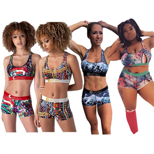 fashion women swimsuit shark chain print 2 piece outfits sleeveless push up bra vest + shorts swimwear summer tracksuit bikini suit clothes, Blue
fashion women swimsuit shark chain print 2 piece outfits sleeveless push up bra vest + shorts swimwear summer tracksuit bikini suit clothes, Blue