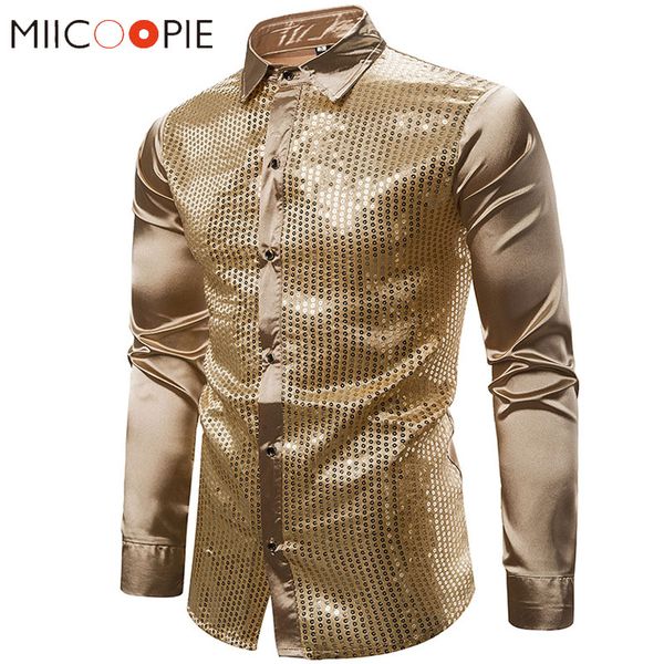 shiny gold sequin mens shirts 2020 new nightclub party stage dance prom costume glitter camisa slin fit masculina men streetwear, White;black
shiny gold sequin mens shirts 2020 new nightclub party stage dance prom costume glitter camisa slin fit masculina men streetwear, White;black