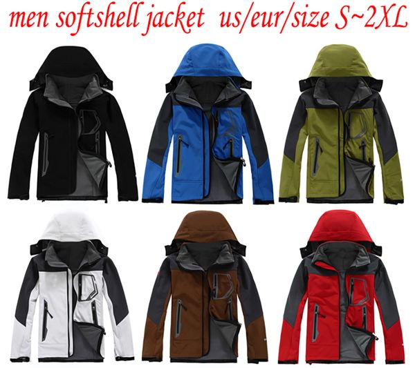 men's waterproof breathable softshell jacket men outdoors sports coats women ski hiking windproof winter outwear soft shell jacket, Black;brown
men's waterproof breathable softshell jacket men outdoors sports coats women ski hiking windproof winter outwear soft shell jacket, Black;brown