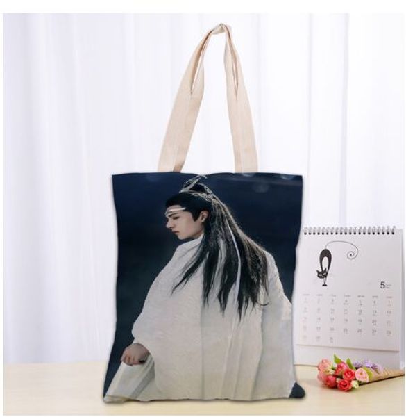 30*35cm green shopping bag canvas tote bag chen qingling lan wangji wang yibo printed canvas tote bag durable cotton linen handbag bags
30*35cm green shopping bag canvas tote bag chen qingling lan wangji wang yibo printed canvas tote bag durable cotton linen handbag bags