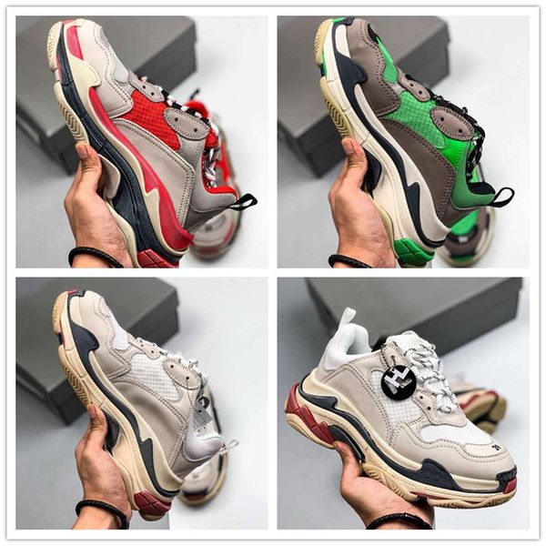 2019 triple s running shoes designer shoes new arrival sneaker combination soles for mens womens without box
2019 triple s running shoes designer shoes new arrival sneaker combination soles for mens womens without box