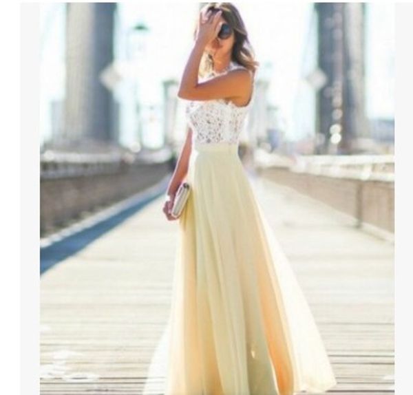 brand designer fashion women lace chiffon wedding prom dress womens maxi dress sleeveless long dress s-3xl, Black;gray
brand designer fashion women lace chiffon wedding prom dress womens maxi dress sleeveless long dress s-3xl, Black;gray