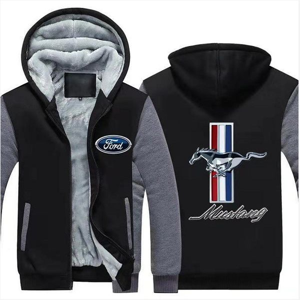 ford mustang sweatshirt women men car zipper hoodies hooded streetwear oversized warm wool thicken baseball jacket tracksuit, Black
ford mustang sweatshirt women men car zipper hoodies hooded streetwear oversized warm wool thicken baseball jacket tracksuit, Black
