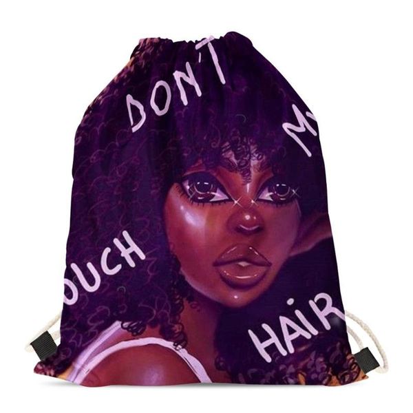 hycool мешки drawstring личность слово искусство африканского черная девочка печати женщина рюкзак девушка хранение струнного мешочке сумка
hycool мешки drawstring личность слово искусство африканского черная девочка печати женщина рюкзак девушка хранение струнного мешочке сумка
