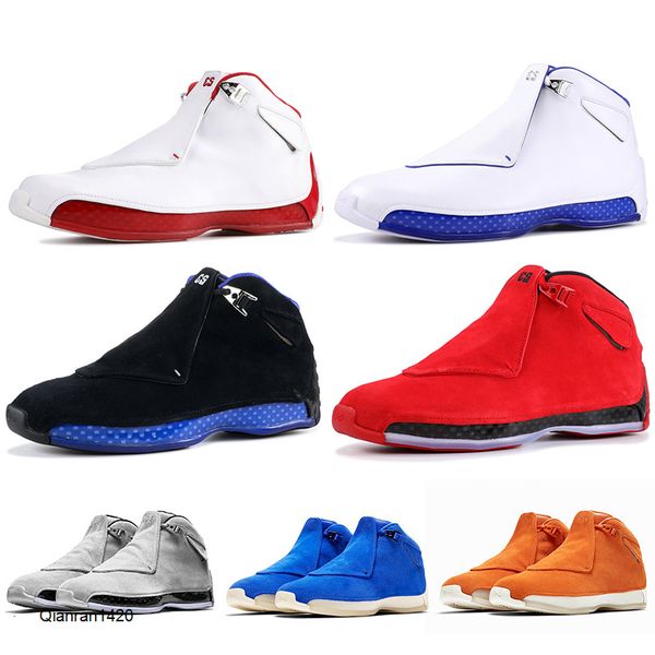 fashion luxury jumpman 18s basketball shoes suede toro bred defining moments og asg black royal black white blue mens trainers sneakers
fashion luxury jumpman 18s basketball shoes suede toro bred defining moments og asg black royal black white blue mens trainers sneakers