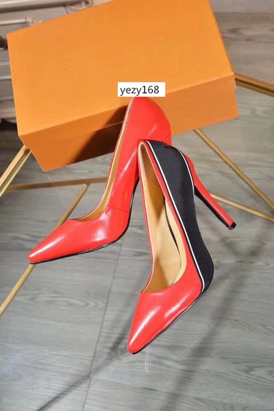 with box 10cm high heels shoes red black color genuine leather point toe women pumps rubber wedding shoes us 6
with box 10cm high heels shoes red black color genuine leather point toe women pumps rubber wedding shoes us 6