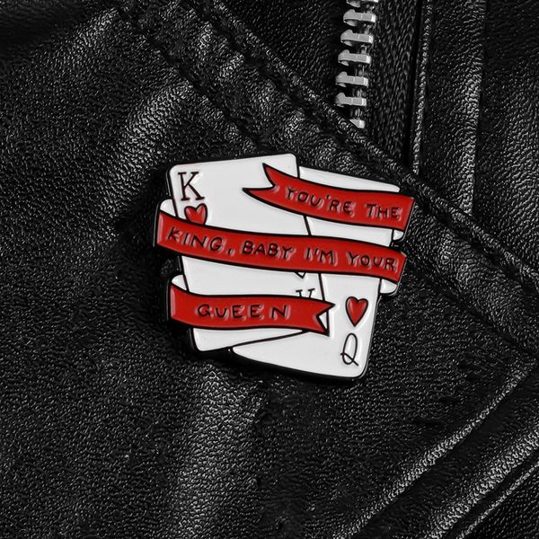 you' re the king,baby i' your queen poker brooches red hearts q / k king queen poker brooch badges for women lapel jewelry, Gray
you' re the king,baby i' your queen poker brooches red hearts q / k king queen poker brooch badges for women lapel jewelry, Gray