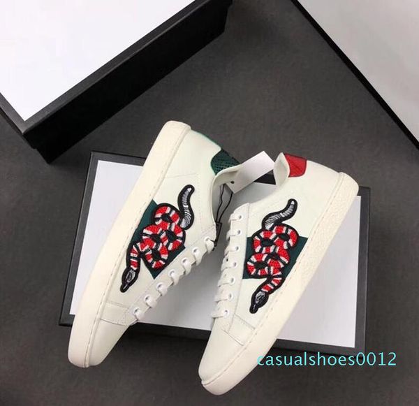women casual shoes low luxury designer leather sneakers with flower trainers discount snake tiger mens flats shoes ace embroidery c12, Black
women casual shoes low luxury designer leather sneakers with flower trainers discount snake tiger mens flats shoes ace embroidery c12, Black