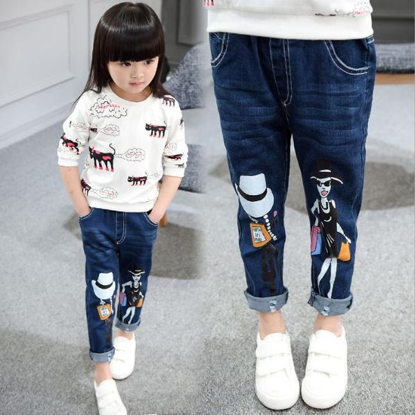 cartoon doll printing children pants trousers 2016 autumn baby boys girls jeans fashion 2-8y kids clothes baby girls clothes, Blue
cartoon doll printing children pants trousers 2016 autumn baby boys girls jeans fashion 2-8y kids clothes baby girls clothes, Blue
