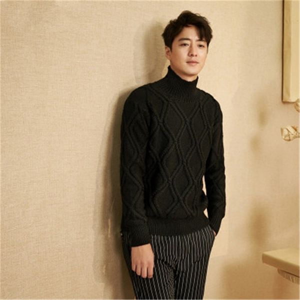 100% hand made pure wool turtleneck knit men korean style solid h-straight slim thick pullover sweater one&over size, White;black
100% hand made pure wool turtleneck knit men korean style solid h-straight slim thick pullover sweater one&over size, White;black