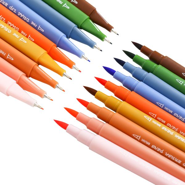 120 art markers pens felt painter calligraphy school art supplies fineliner color pens watercolor marker dual tip brush pen
120 art markers pens felt painter calligraphy school art supplies fineliner color pens watercolor marker dual tip brush pen