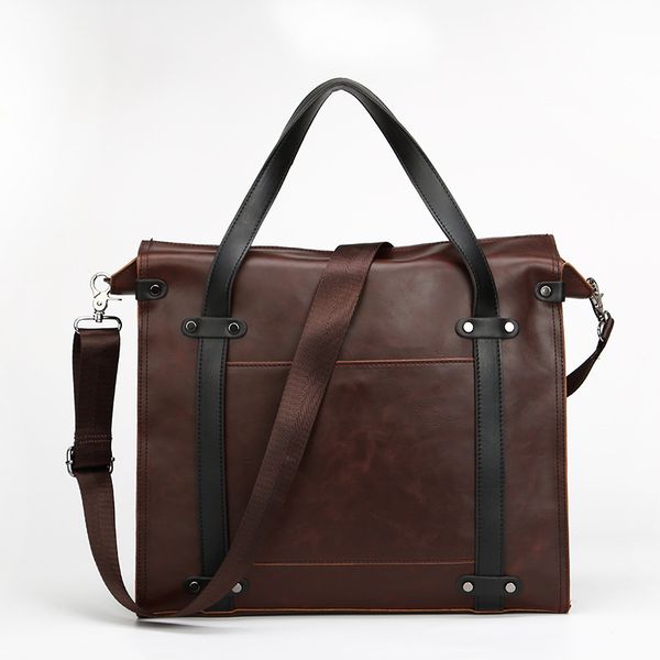 2019 crazy horse leather men's briefcase vintage shoulder bag men large business computer lapbag classic belt crossbody bags
2019 crazy horse leather men's briefcase vintage shoulder bag men large business computer lapbag classic belt crossbody bags