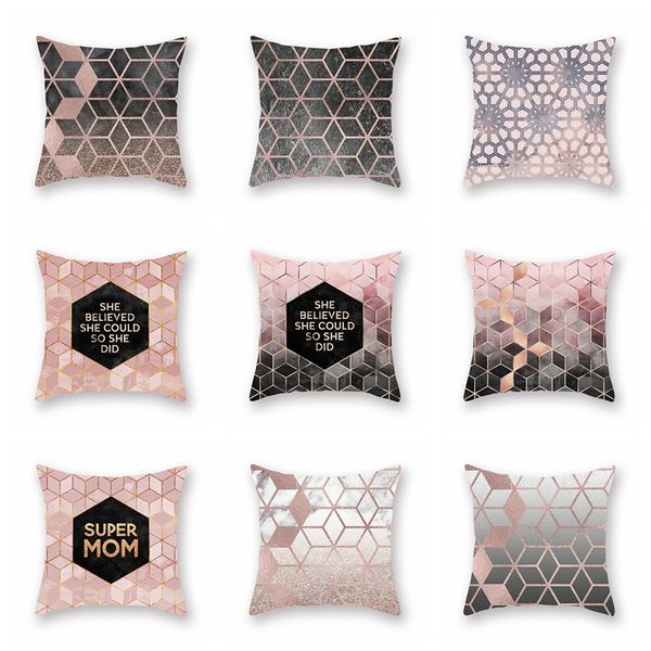 45*45cm geometry decorative pillow case throw cushion living room bedroom sofa decor cover rose gold pillow peach cashmere lumbar case
45*45cm geometry decorative pillow case throw cushion living room bedroom sofa decor cover rose gold pillow peach cashmere lumbar case